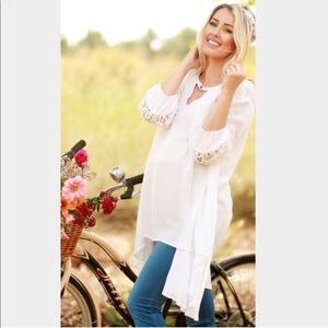 Pinkblush Ivory Maternity Blouse